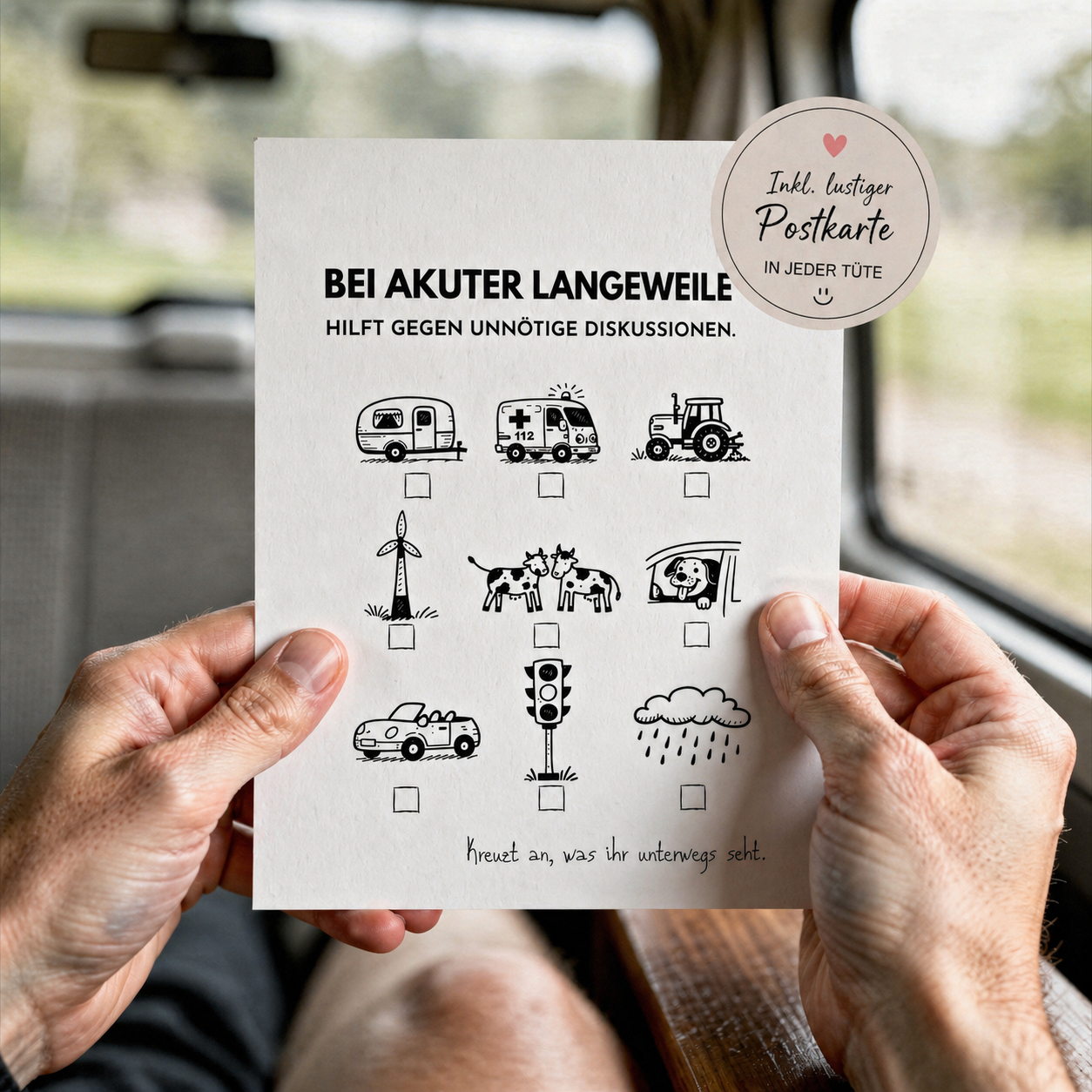 Wohnwagen Survival Kit – Lustige Wundertüte für Camper & Camping Geschenk