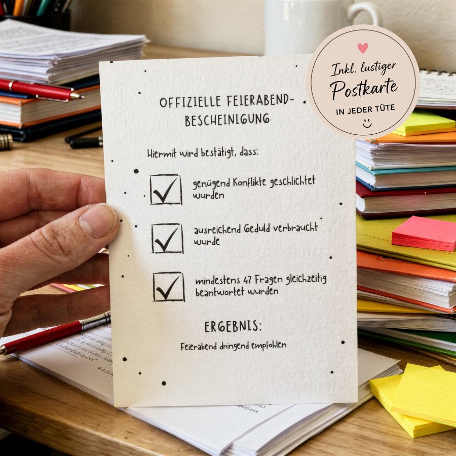 Notfalltüte für Lehrer – Lustiges Abschiedsgeschenk Schule | Geschenk Lehrerin & Lehrer | Wundertüte Schuljahresende