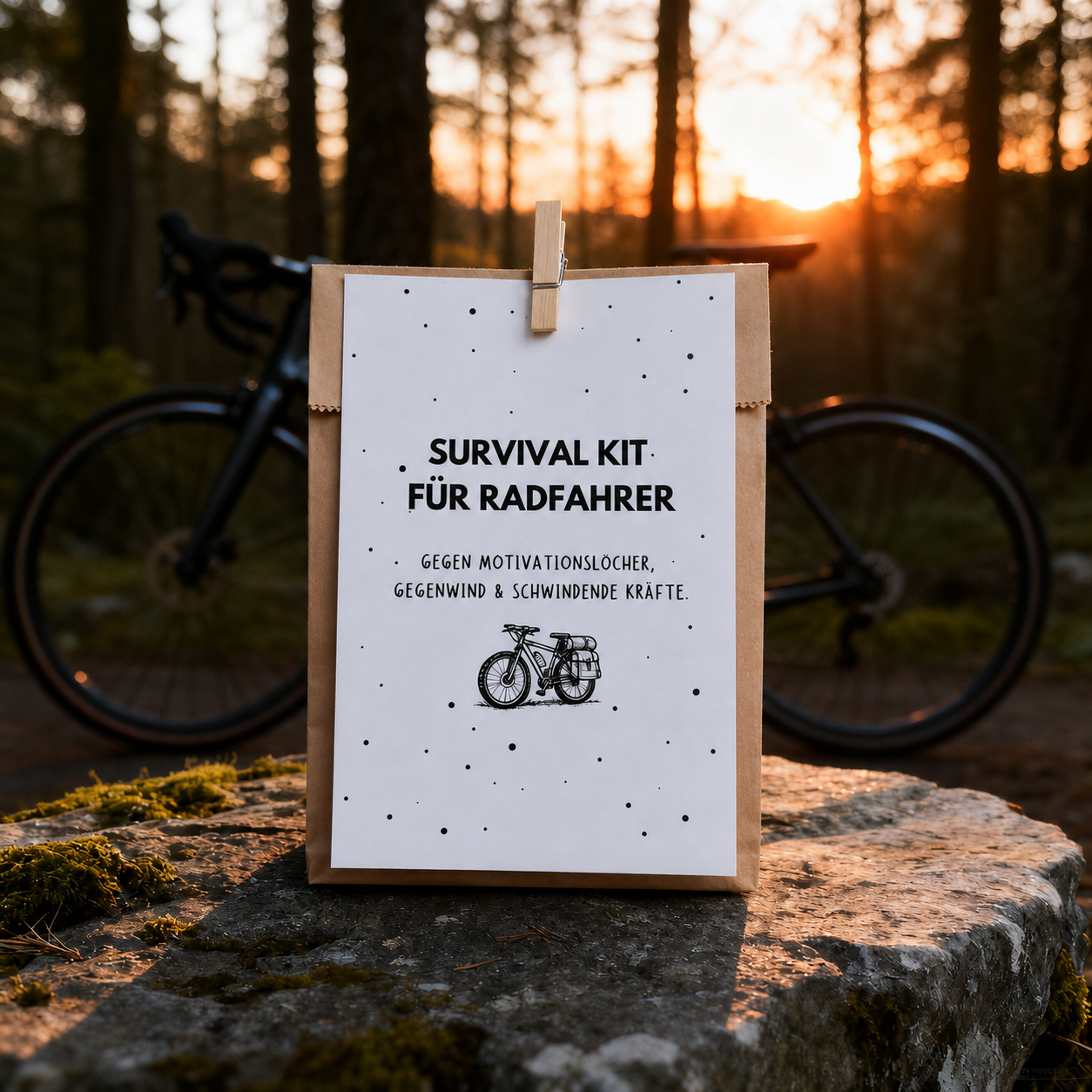 Survival Kit für Radfahrer – Lustige Wundertüte für Fahrradfans
