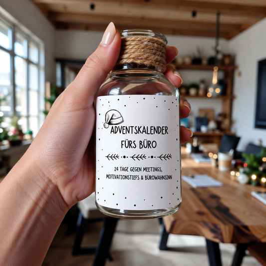 Büro-Adventskalender zum Ausdrucken (PDF)