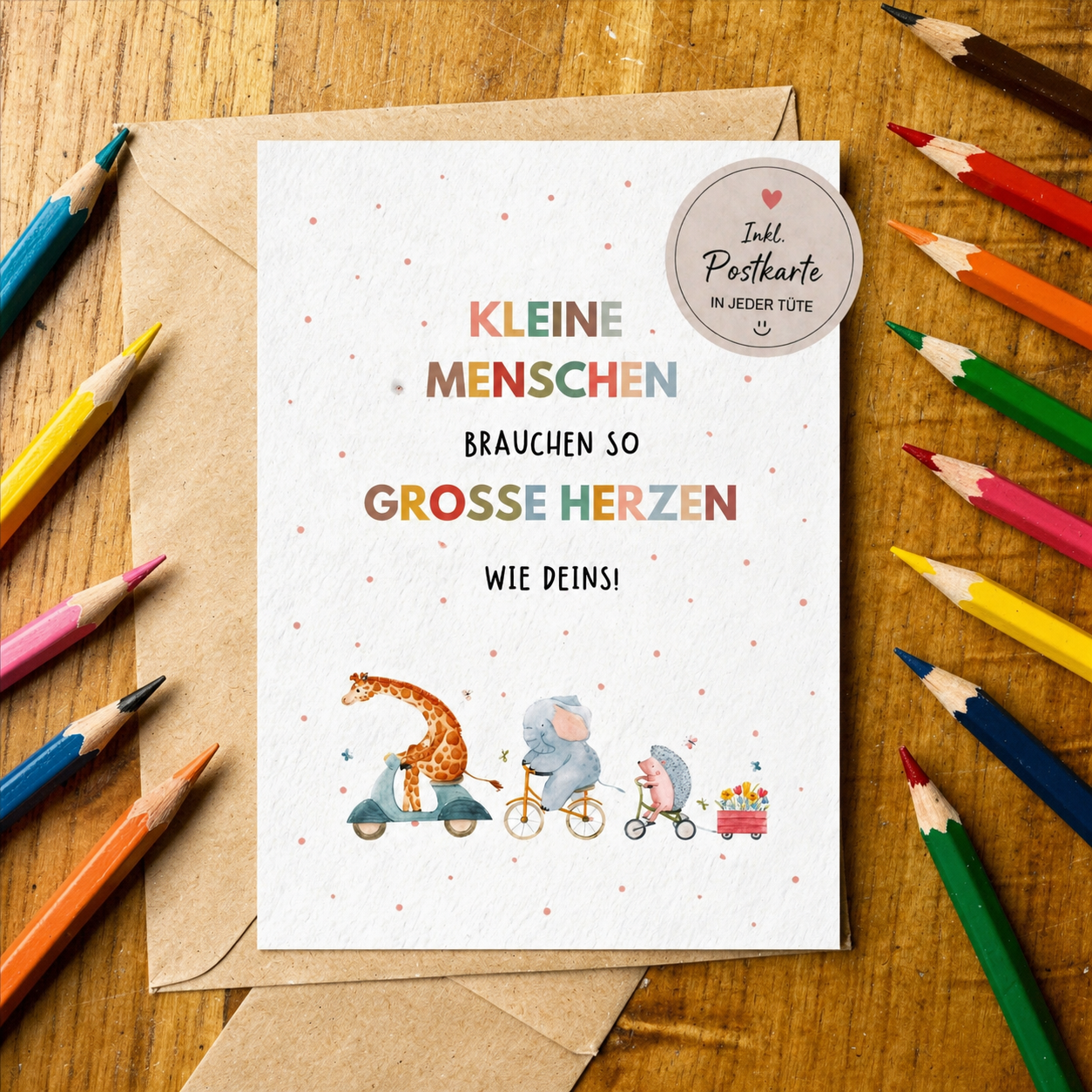 Notfall-Tüte für Erzieher – liebevolles Dankeschön für Kita & Schule (Wundertüte mit Karte & Überraschungen)