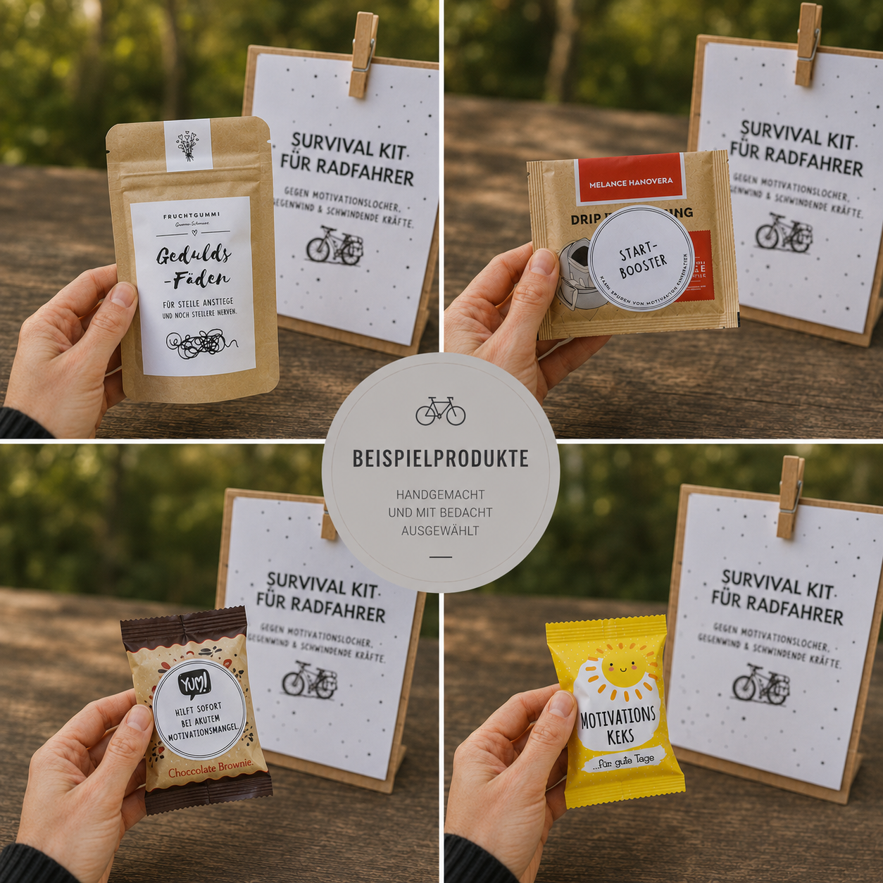 Survival Kit für Radfahrer – Lustige Wundertüte für Fahrradfans