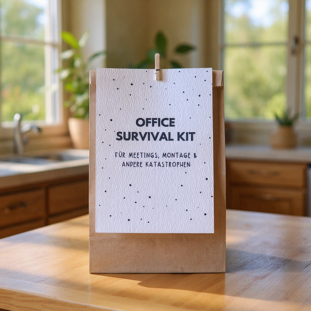 Office Survival Kit | Lustiges Geschenk für Kollegen | Büro Geschenkidee | Abschied Geschenk Arbeit | Wundertüte Büro Humor