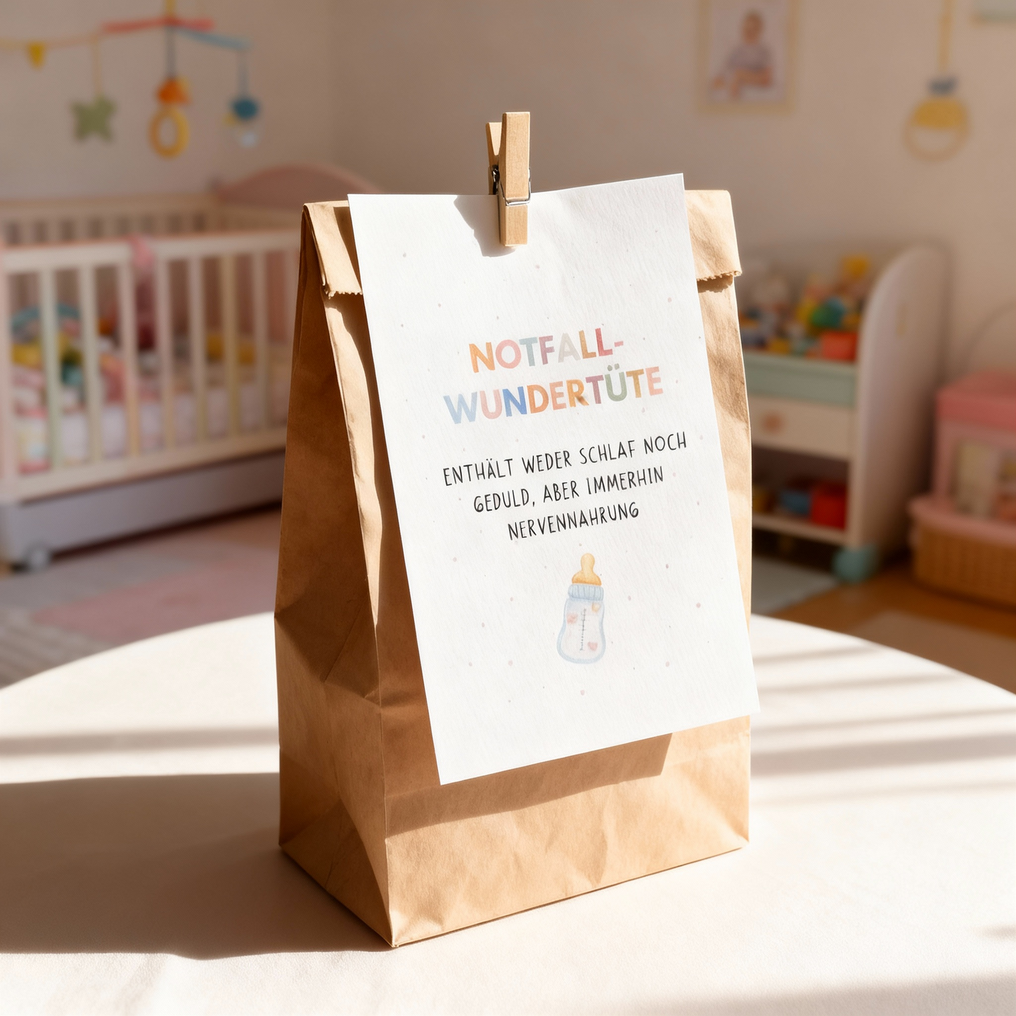 Wundertüte für werdende Eltern – Lustiges Geschenk zur Geburt (Mama & Papa Survival Kit)
