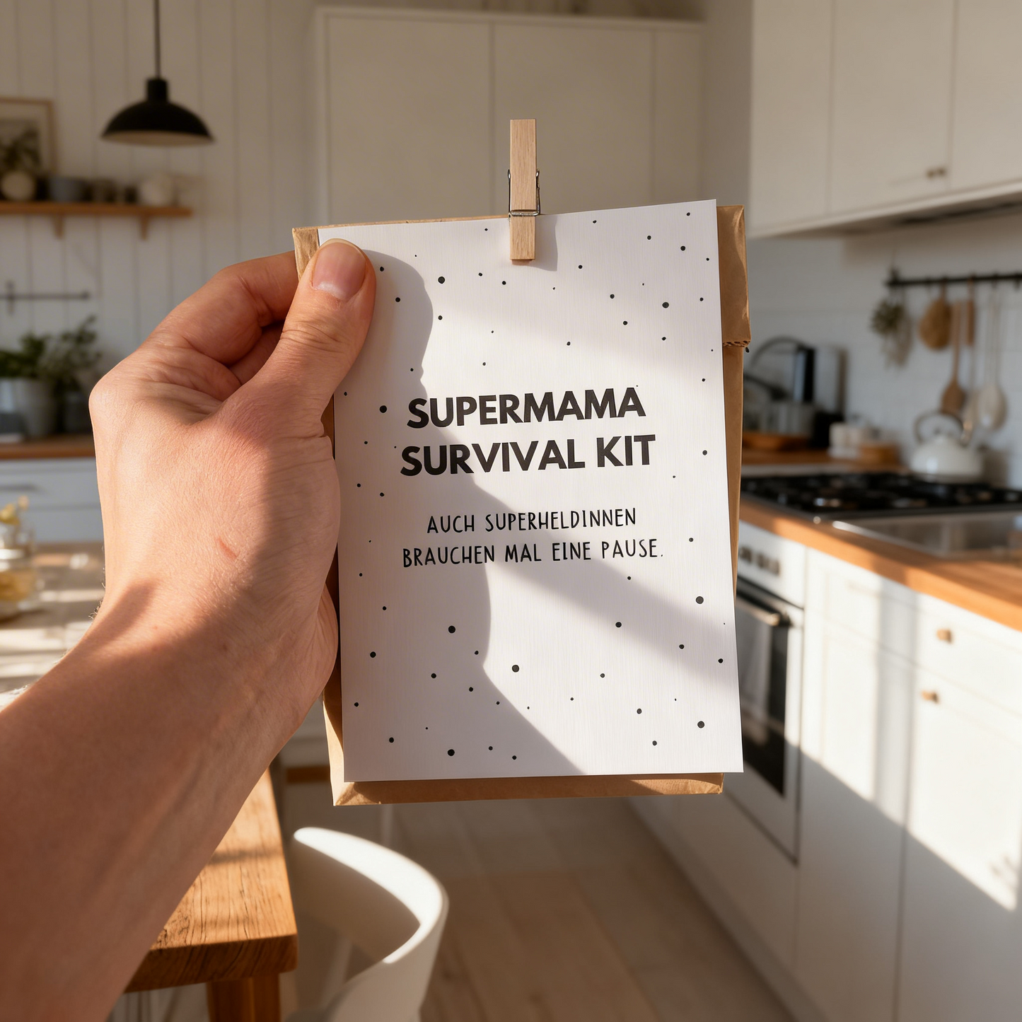 Supermama Survival Kit – Lustige Geschenkidee für Mama (Wundertüte)