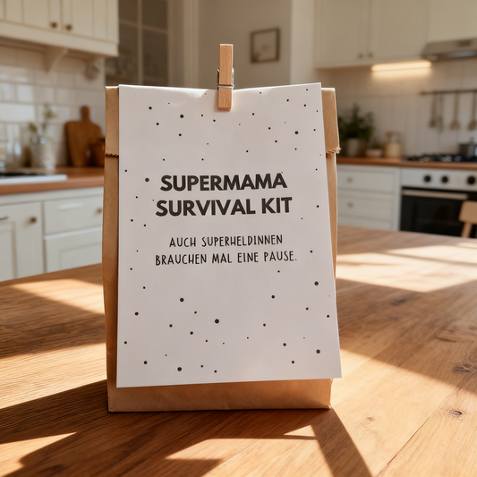 Supermama Survival Kit – Lustige Geschenkidee für Mama (Wundertüte)