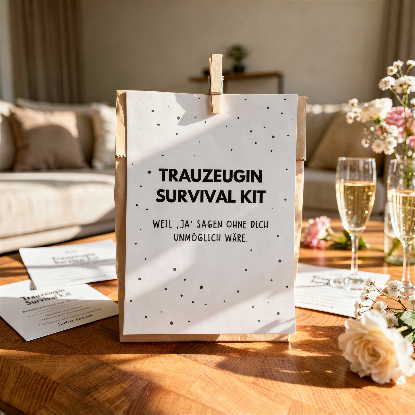 Trauzeugin Survival Kit – Lustige Wundertüte zur Hochzeit