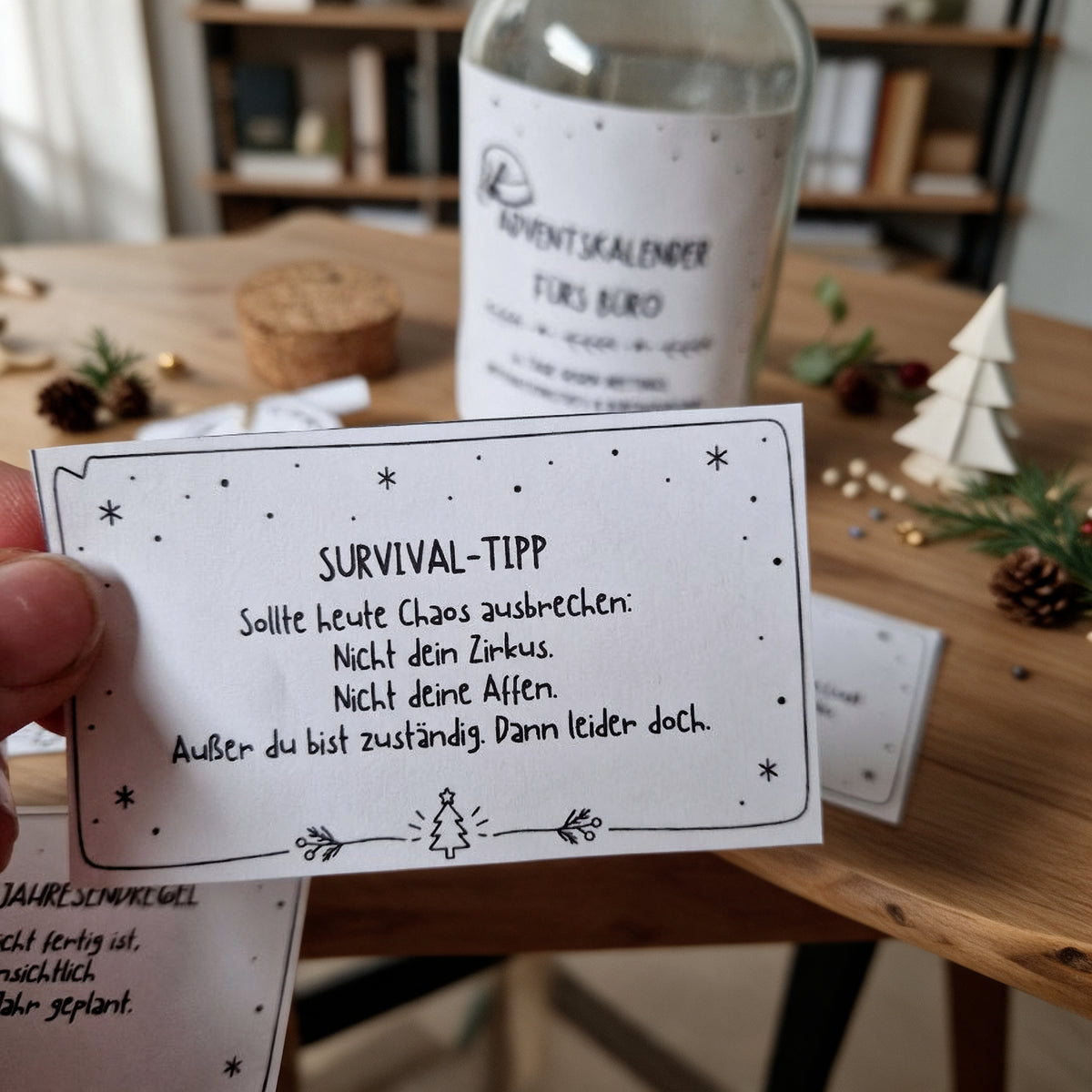 Büro-Adventskalender zum Ausdrucken (PDF)