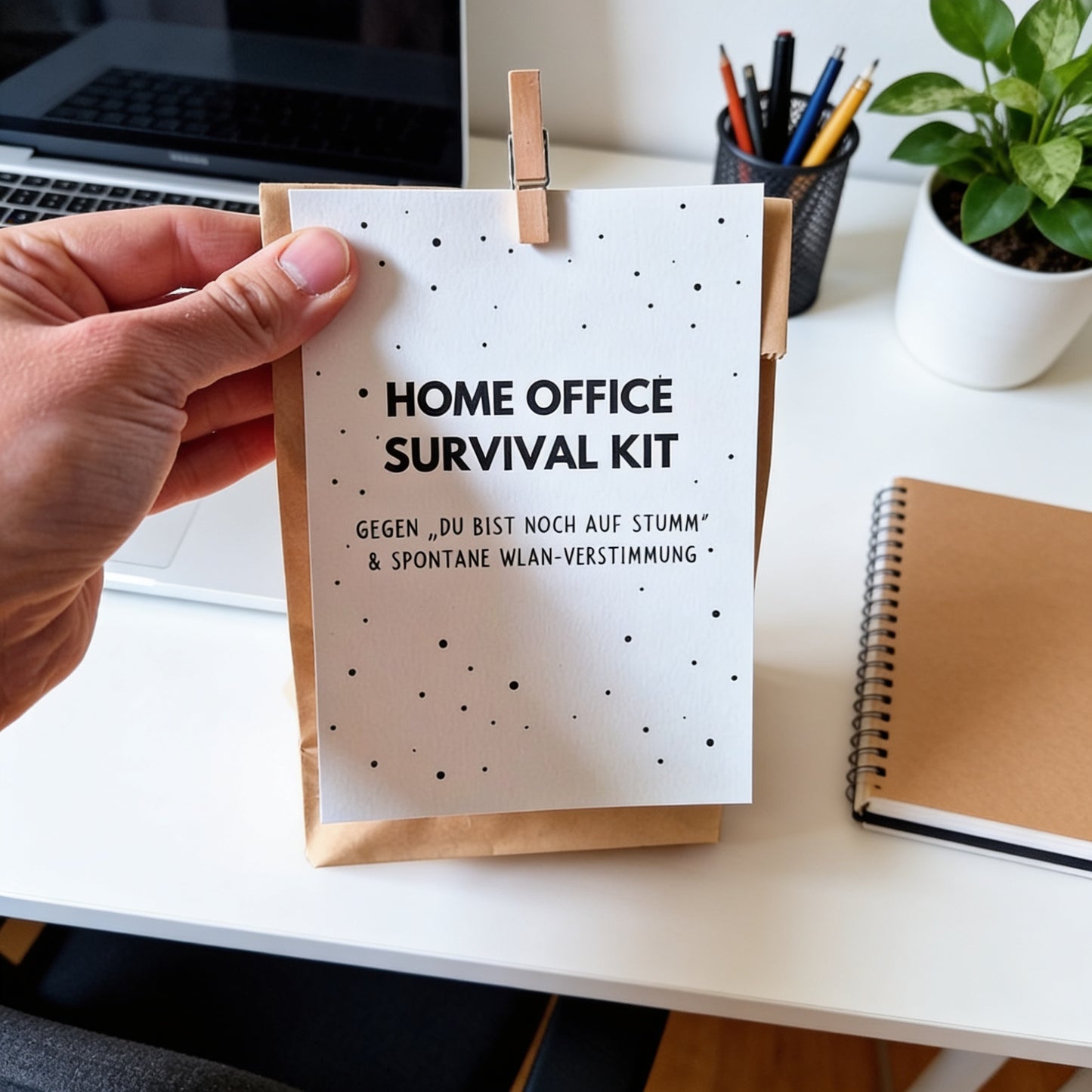 Home Office Survival Kit | Lustiges Geschenk fürs Homeoffice & Büro