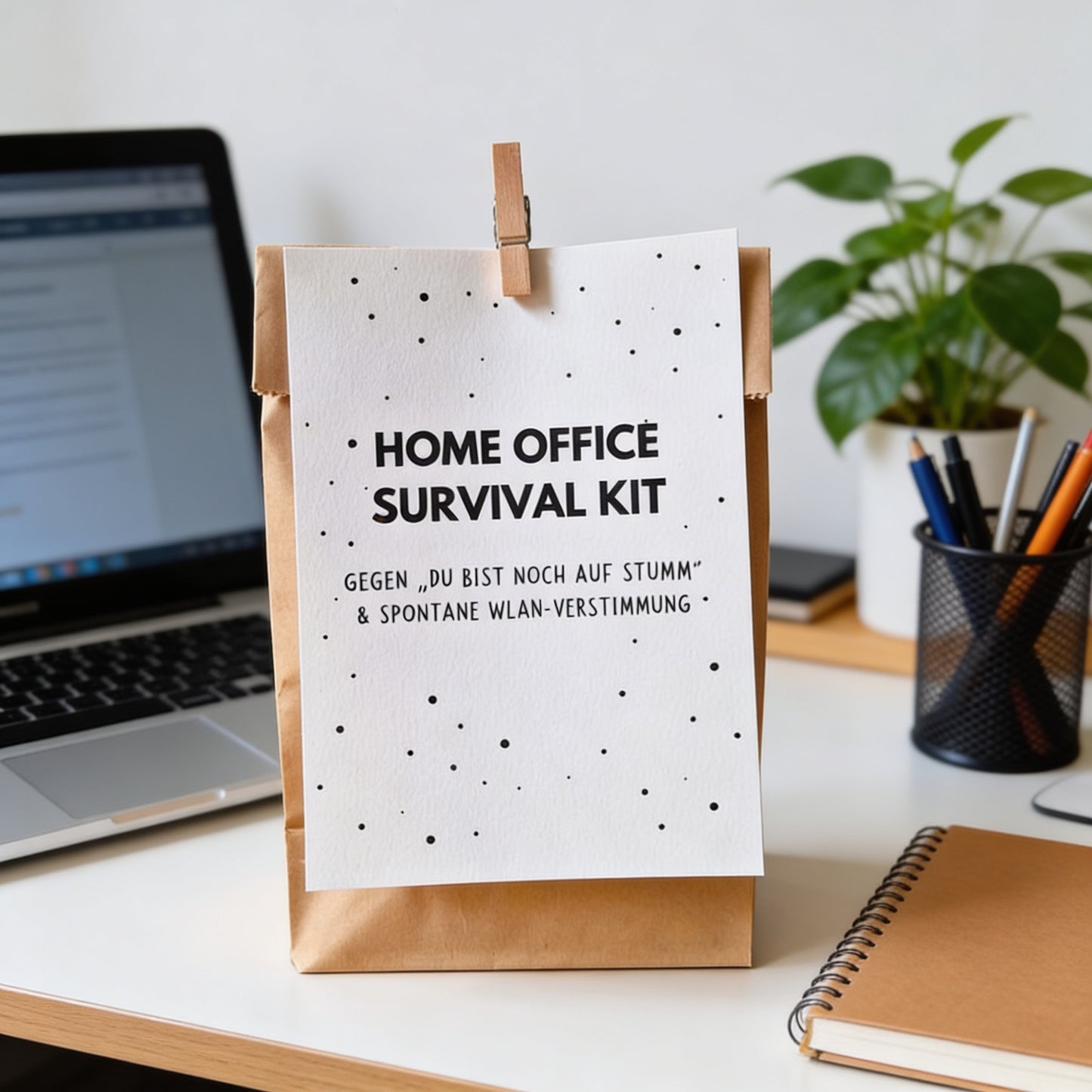 Home Office Survival Kit | Lustiges Geschenk fürs Homeoffice & Büro